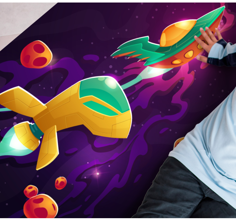 乙烯基地毯宇宙之旅概念 - TenStickers