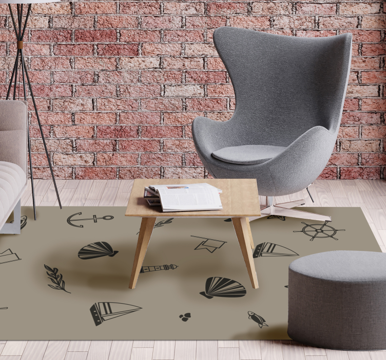 乙烯基地毯航海图标 - TenStickers