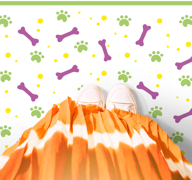 乙烯基地毯尽享爪印乐趣 - TenStickers