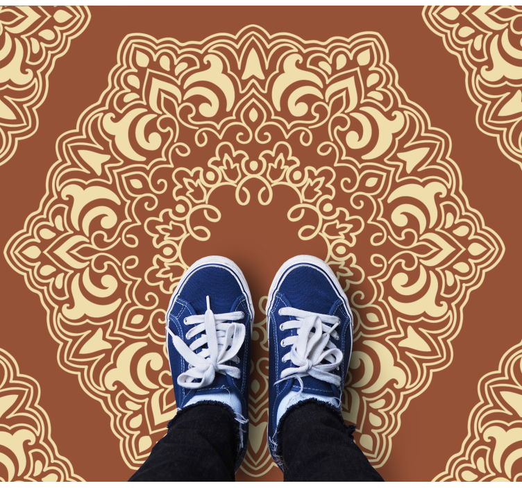 乙烯基地毯复杂植物排列 - TenStickers