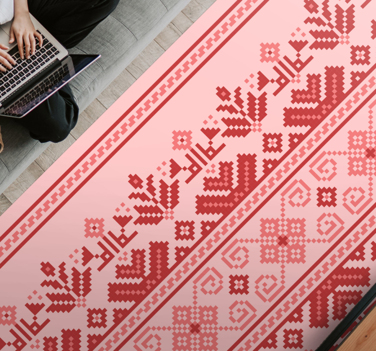 乙烯基地毯 民族装饰图案 - TenStickers