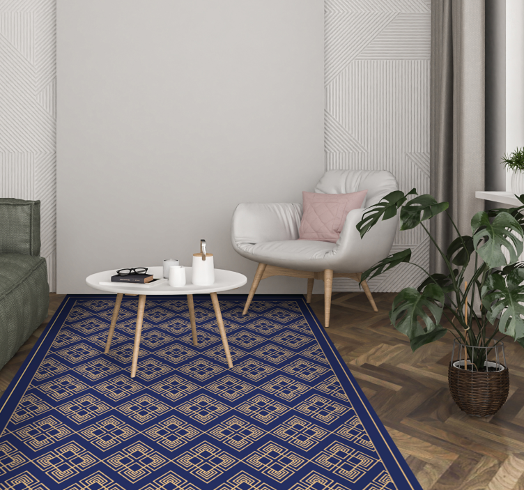 乙烯基地毯 几何曼陀罗 - TenStickers