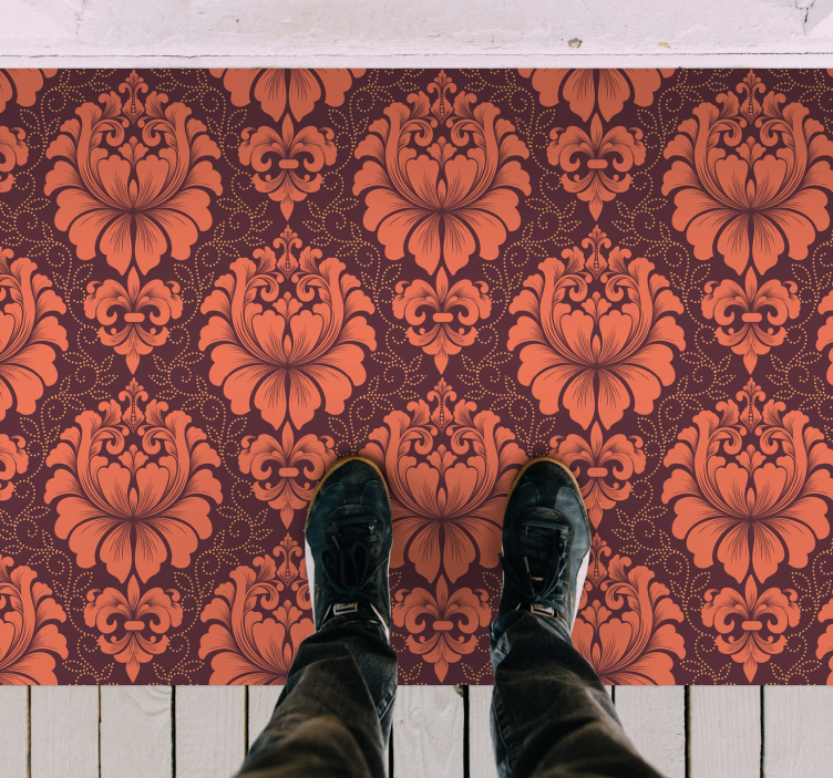 乙烯基地毯 华丽的对称 - TenStickers