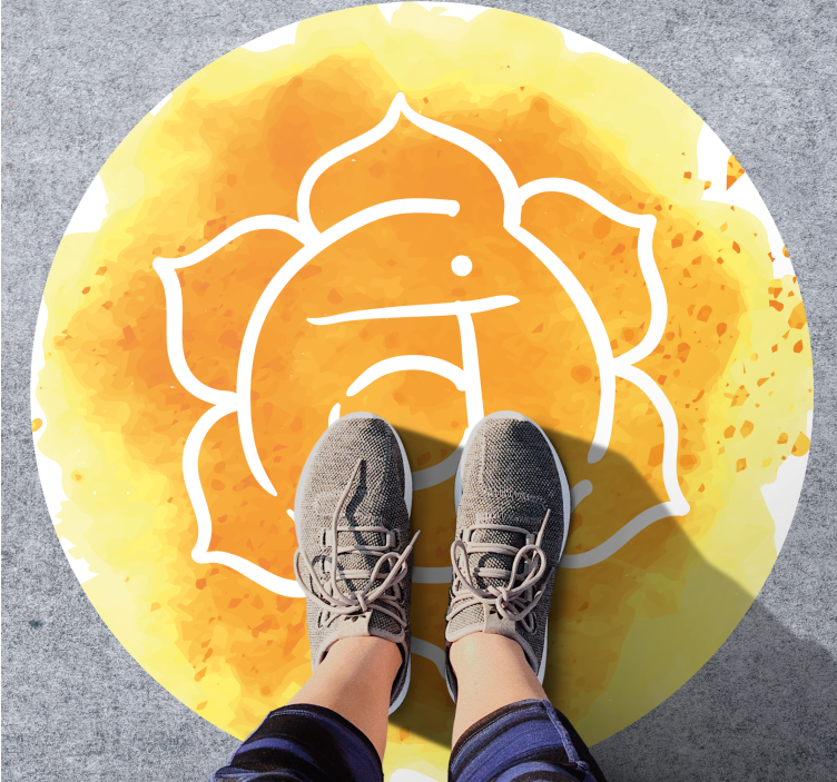 乙烯基地毯辉煌脉轮符号 - TenStickers