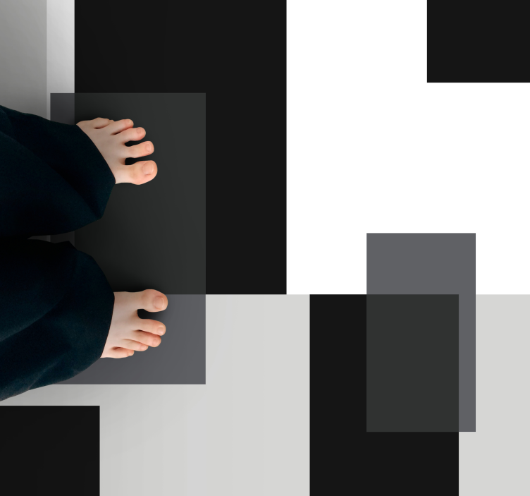 极简主义单色方形布局 - TenStickers