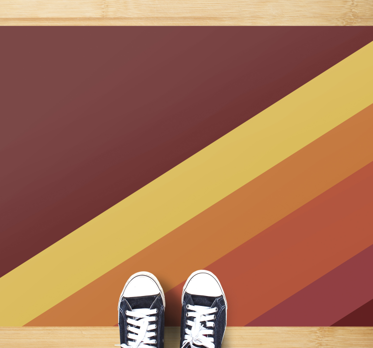 极简主义与生动条纹图案相结合 - TenStickers