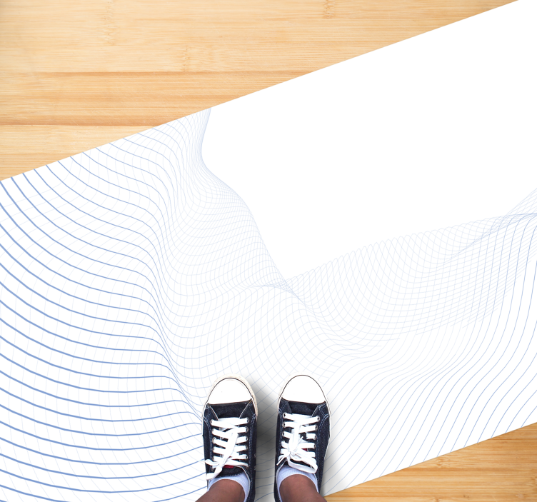 乙烯基地毯流体波纹图案 - TenStickers