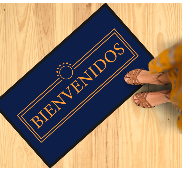 乙烯基地毯欢迎您的光临 - TenStickers