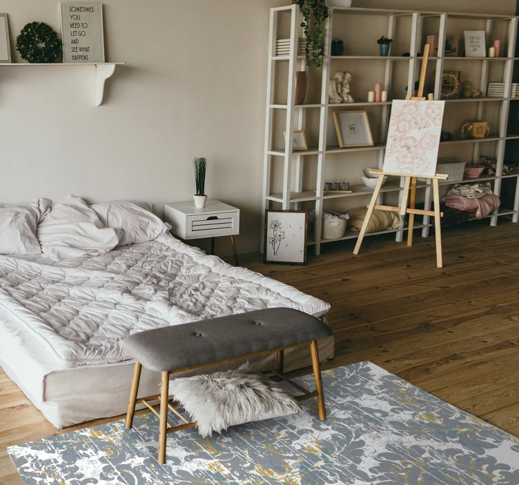 乙烯基地毯镶嵌 抽象马赛克构图 - TenStickers