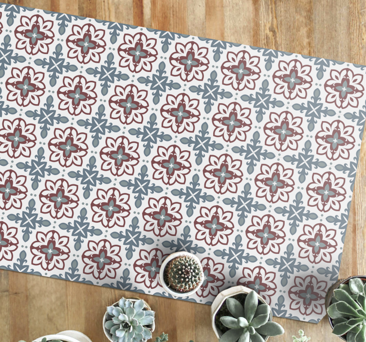 乙烯基地毯镶嵌植物灵感元素 - TenStickers