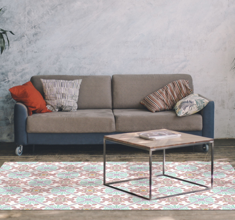 乙烯基地毯镶嵌彩色装饰瓷砖 - TenStickers