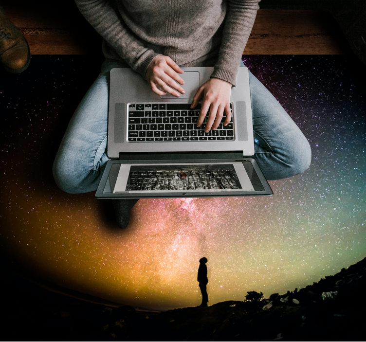 乙烯基地毯特性呈现天际风景 - TenStickers