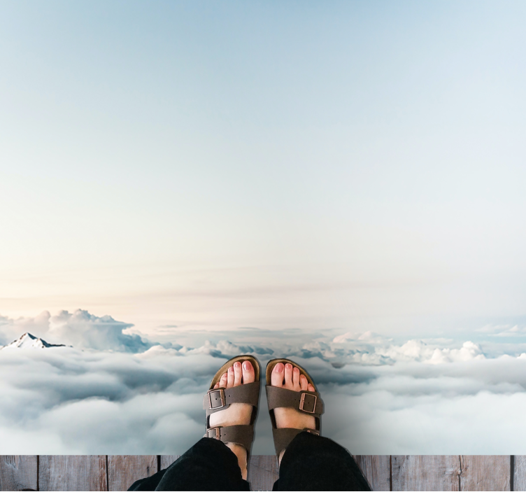 乙烯基地毯特性带来云海宁静感 - TenStickers