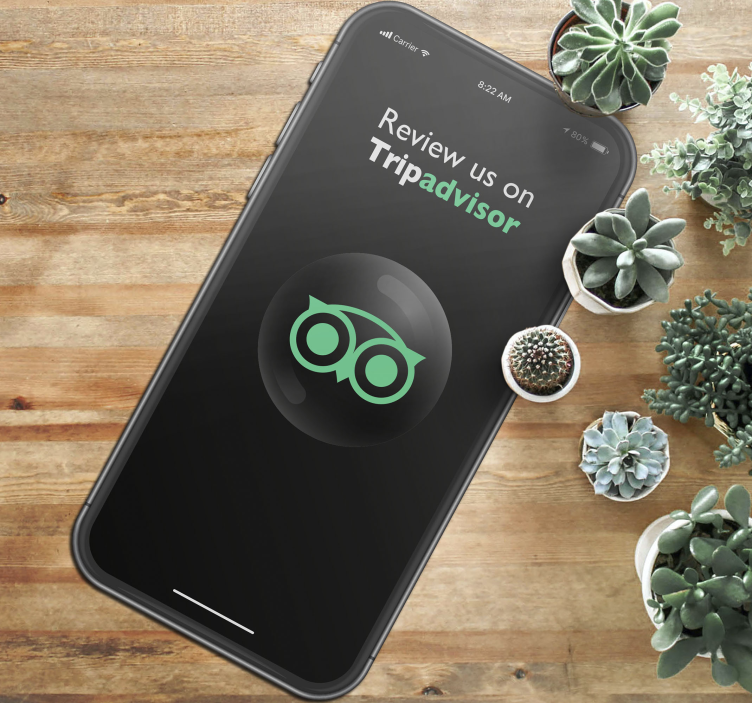 乙烯基地毯出售，请在tripadvisor上评价我们 - TenStickers