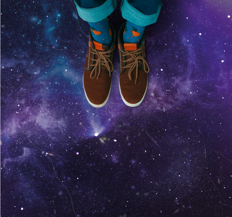 乙烯基地毯星星宇宙银河场景 - TenStickers