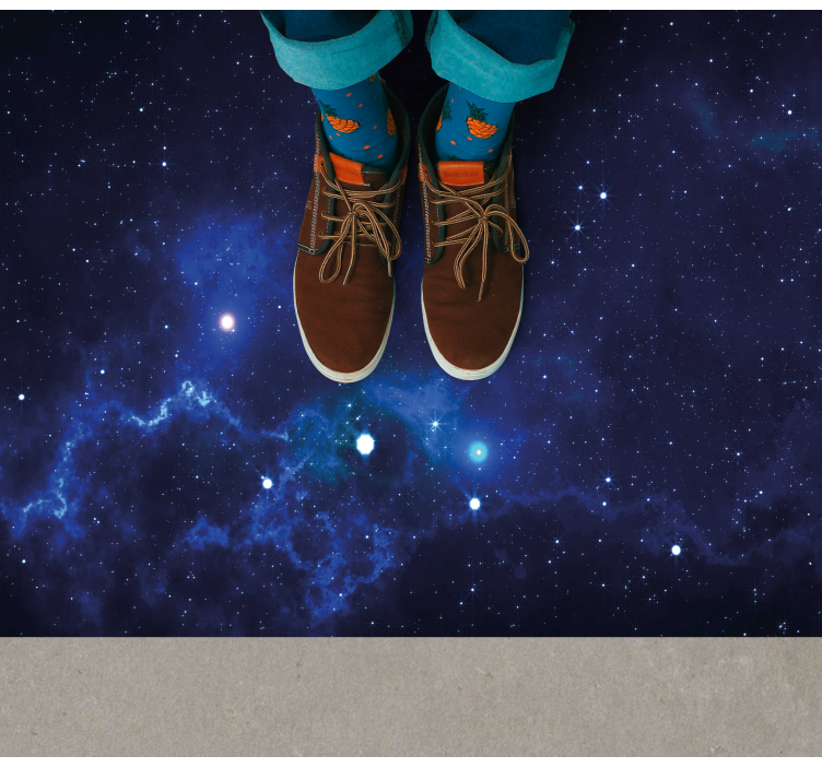 乙烯基地毯星星宇宙星云场景 - TenStickers