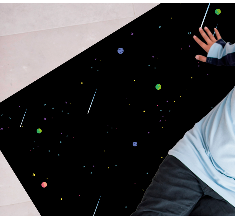 乙烯基地毯星星宇宙星空 - TenStickers