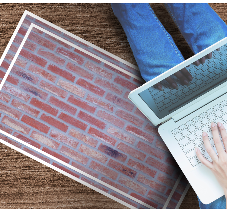 乙烯基地毯 石头效果 砖块图案 - TenStickers