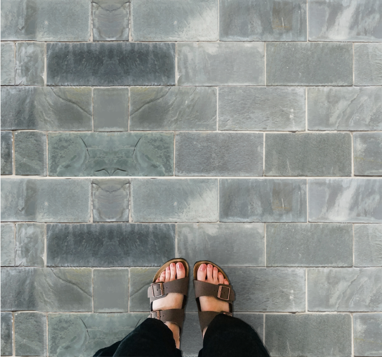 乙烯基地毯 石头效果 光滑石板质感 - TenStickers