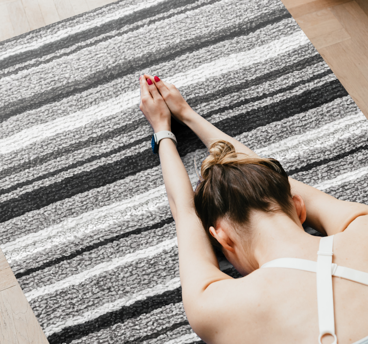 乙烯基地毯条纹 条纹纹理表面 - TenStickers