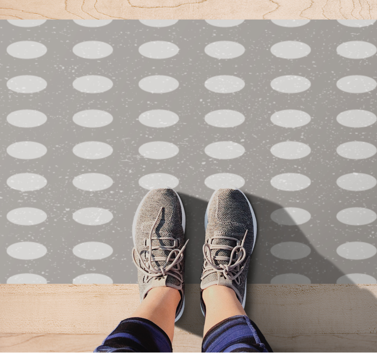 乙烯基地毯条纹 圆点图案 - TenStickers