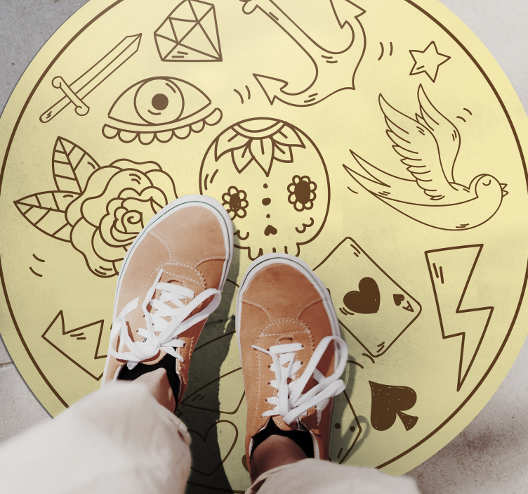 乙烯基地毯图案符号 - TenStickers