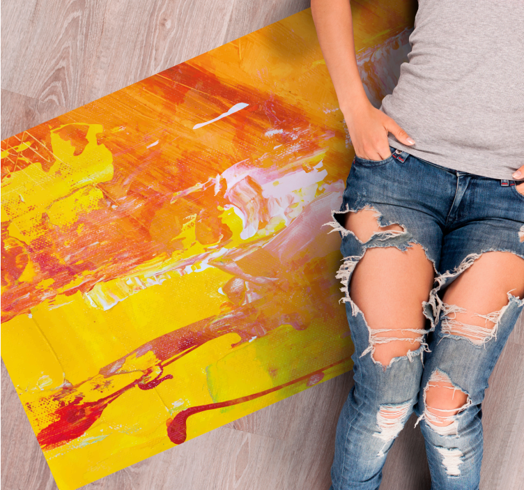 乙烯基地毯质地 抽象大理石花纹 - TenStickers