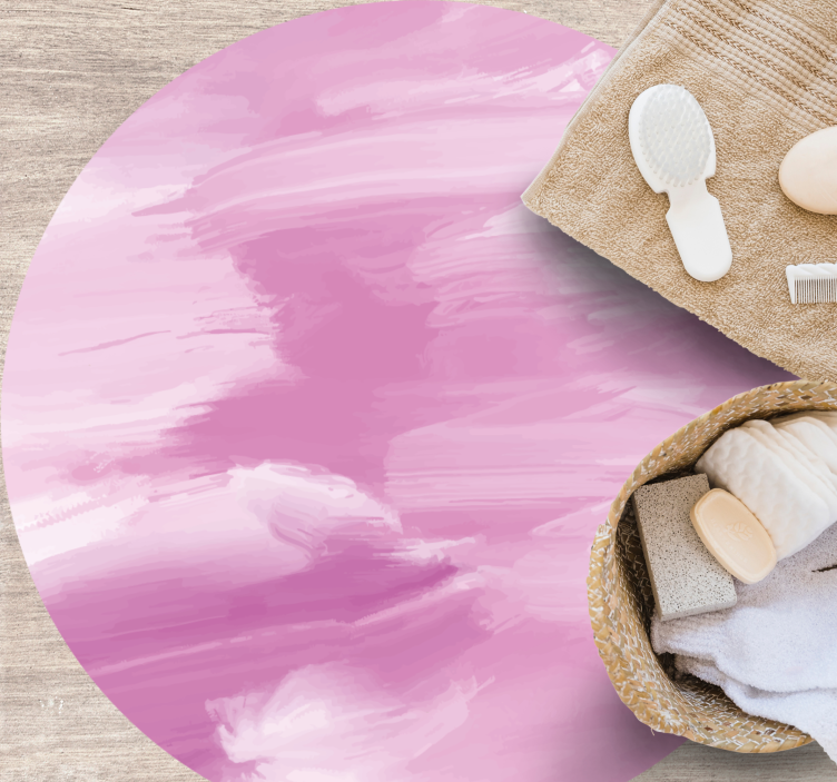 乙烯基地毯优雅玫瑰旋转 - TenStickers