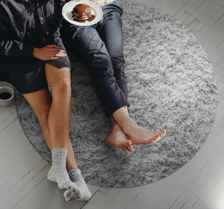 乙烯基地毯质地 毛茸茸的表面 - TenStickers