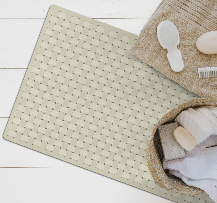 乙烯基地毯质地 编织纹理 - TenStickers