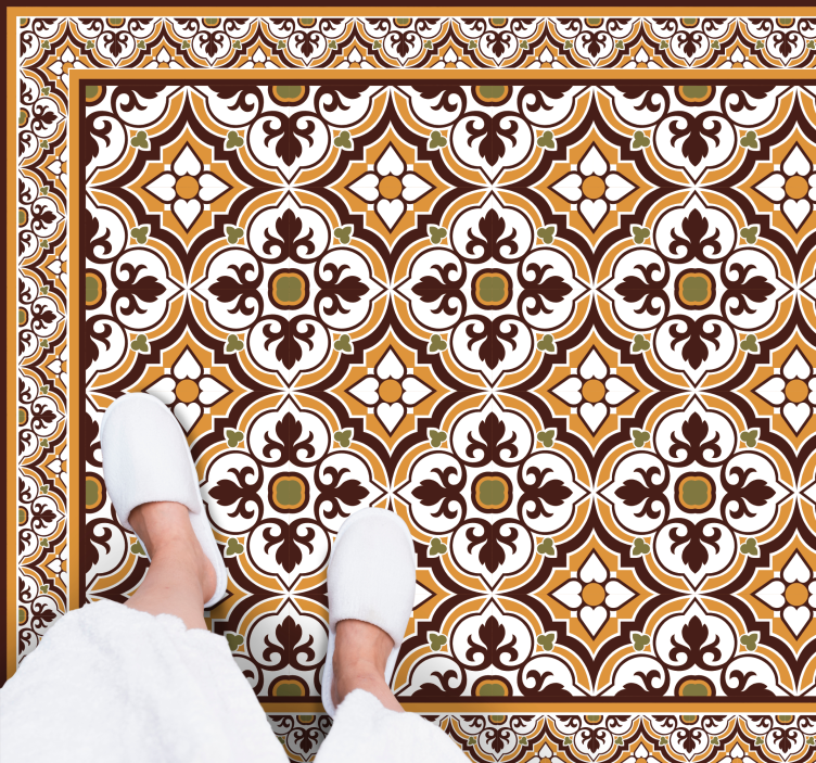 乙烯基地毯精致马赛克排列 - TenStickers