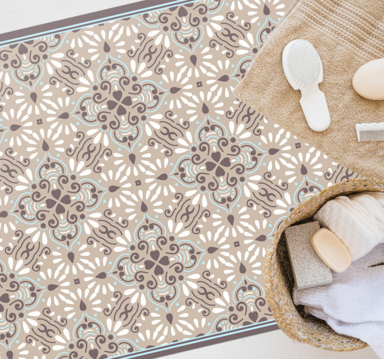 乙烯基地毯 华丽的图案设计 - TenStickers