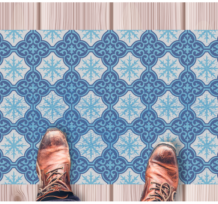 乙烯基地毯雪花标志设计 - TenStickers