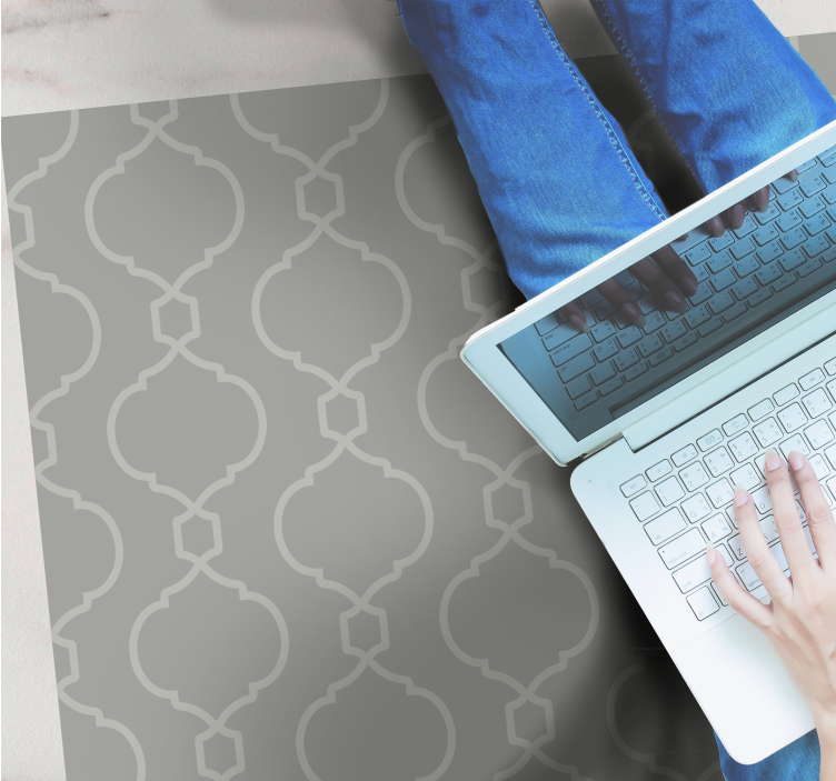 乙烯基地毯时尚几何印花 - TenStickers