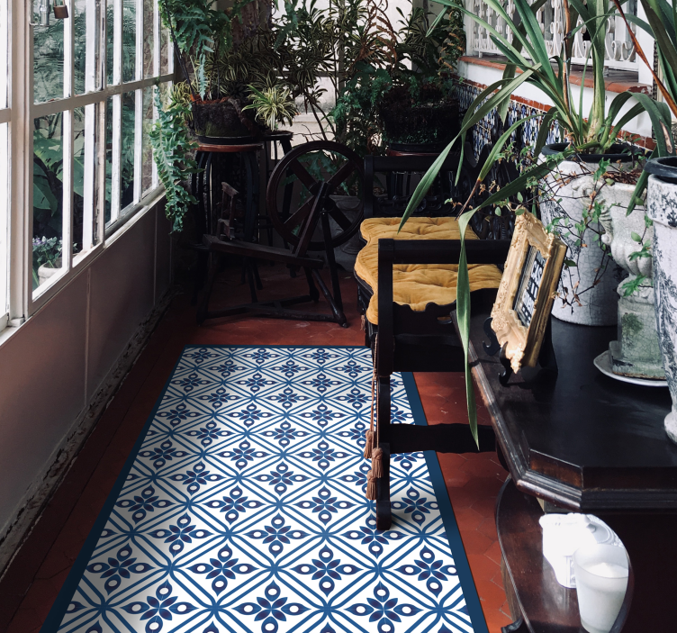 乙烯基地毯 瓷砖图案设计 - TenStickers