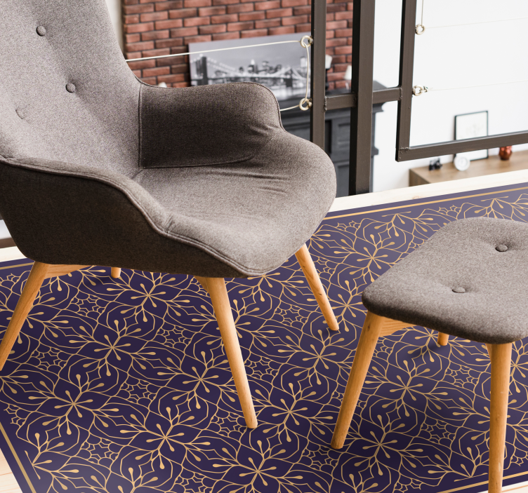 复古风格复古地毯 - TenStickers