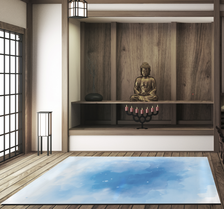 乙烯基地毯现代水彩天空 - TenStickers