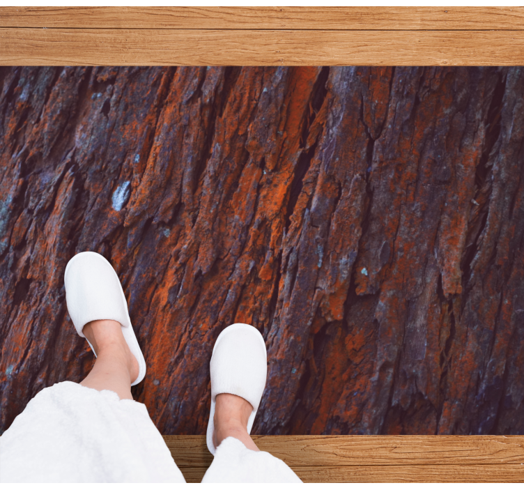 乙烯基地毯木纹乡村树皮 - TenStickers