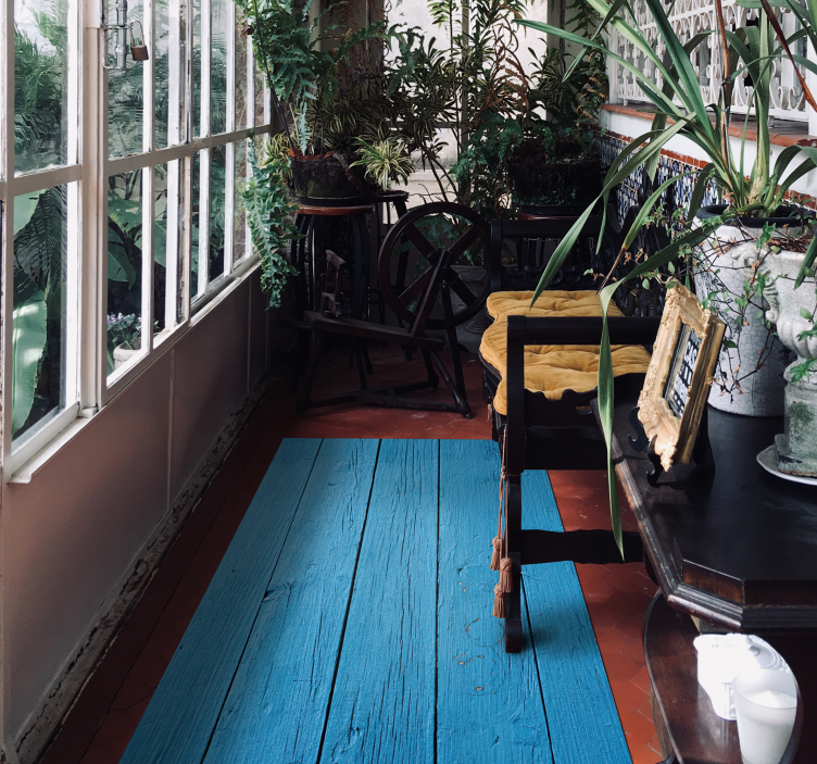 乙烯基地毯木纹 质朴的木板图案 - TenStickers