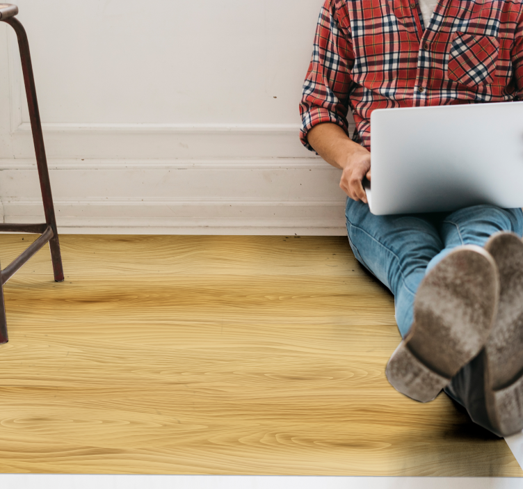 乙烯基地毯木纹 简单的纹理 - TenStickers