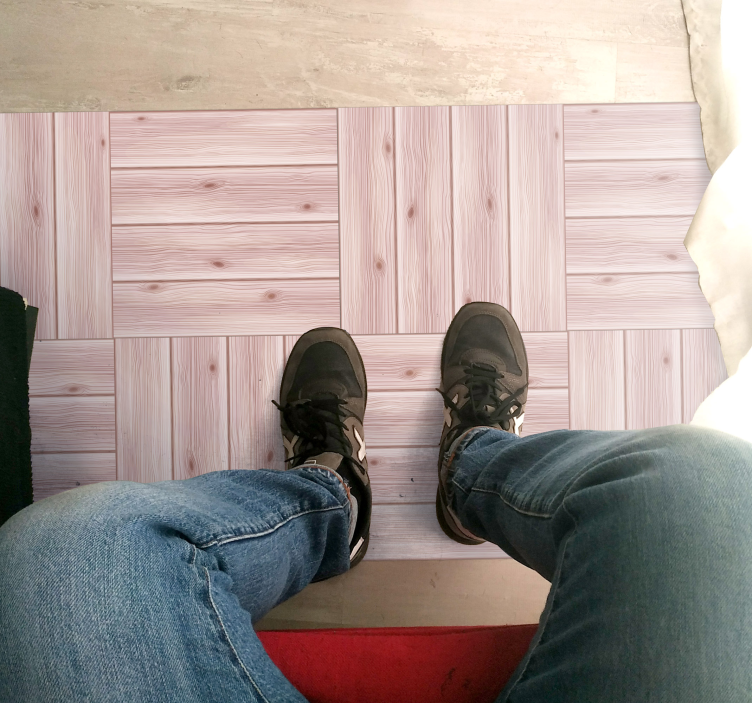 乙烯基地毯木纹 木板模拟 - TenStickers