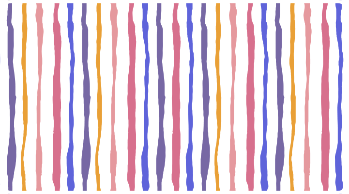 乙烯基地毯浴室 彩色宽条纹 - TenStickers