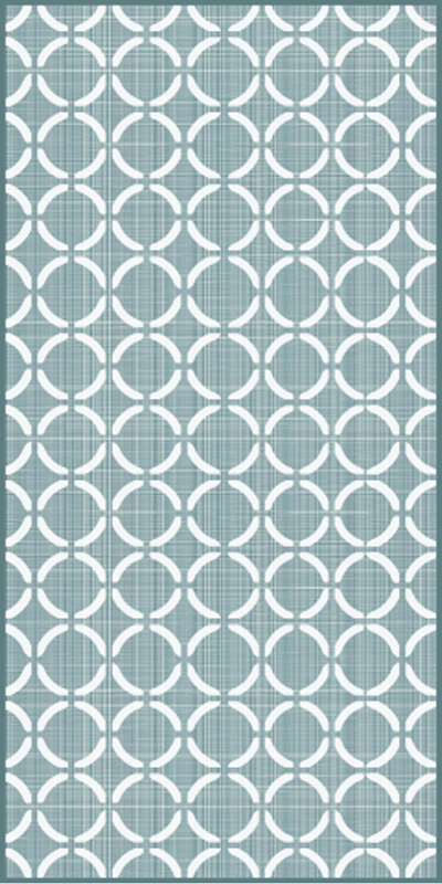 乙烯基厨房地毯 老式绿色 - TenStickers