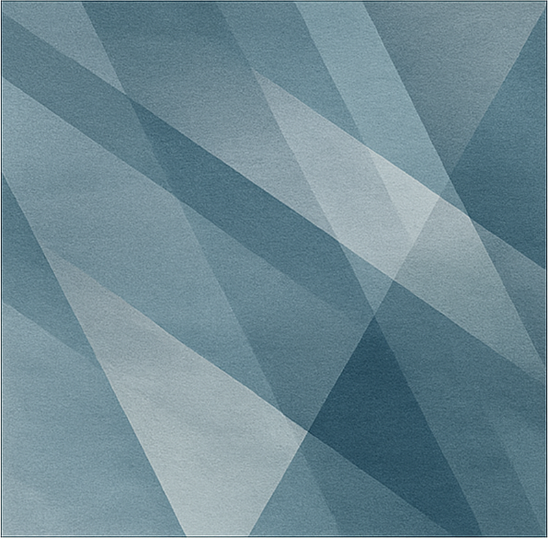 乙烯基地毯饭厅 抽象几何渐变 - TenStickers