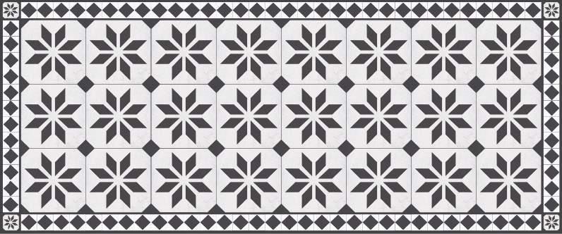 乙烯基地毯镶嵌 老式地毯 - TenStickers