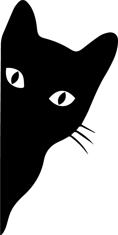 乙烯基地毯动物咕噜猫 - TenStickers