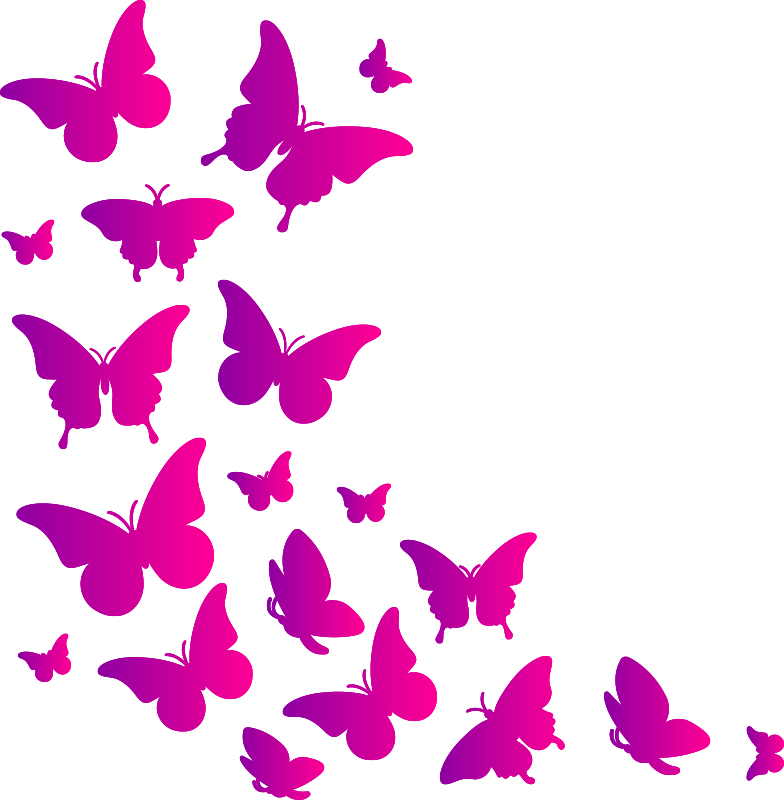 乙烯基地毯动物窗边蝴蝶 - TenStickers