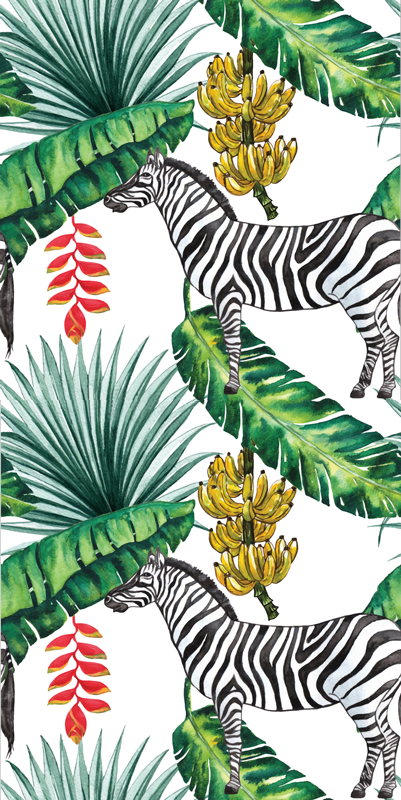 乙烯基地毯动物自然图案 - TenStickers