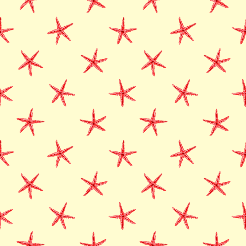 乙烯基地毯动物海星在细沙上 - TenStickers