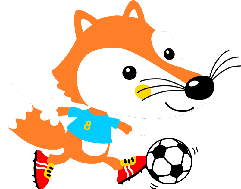 乙烯基地毯动物梦幻狐狸造型 - TenStickers